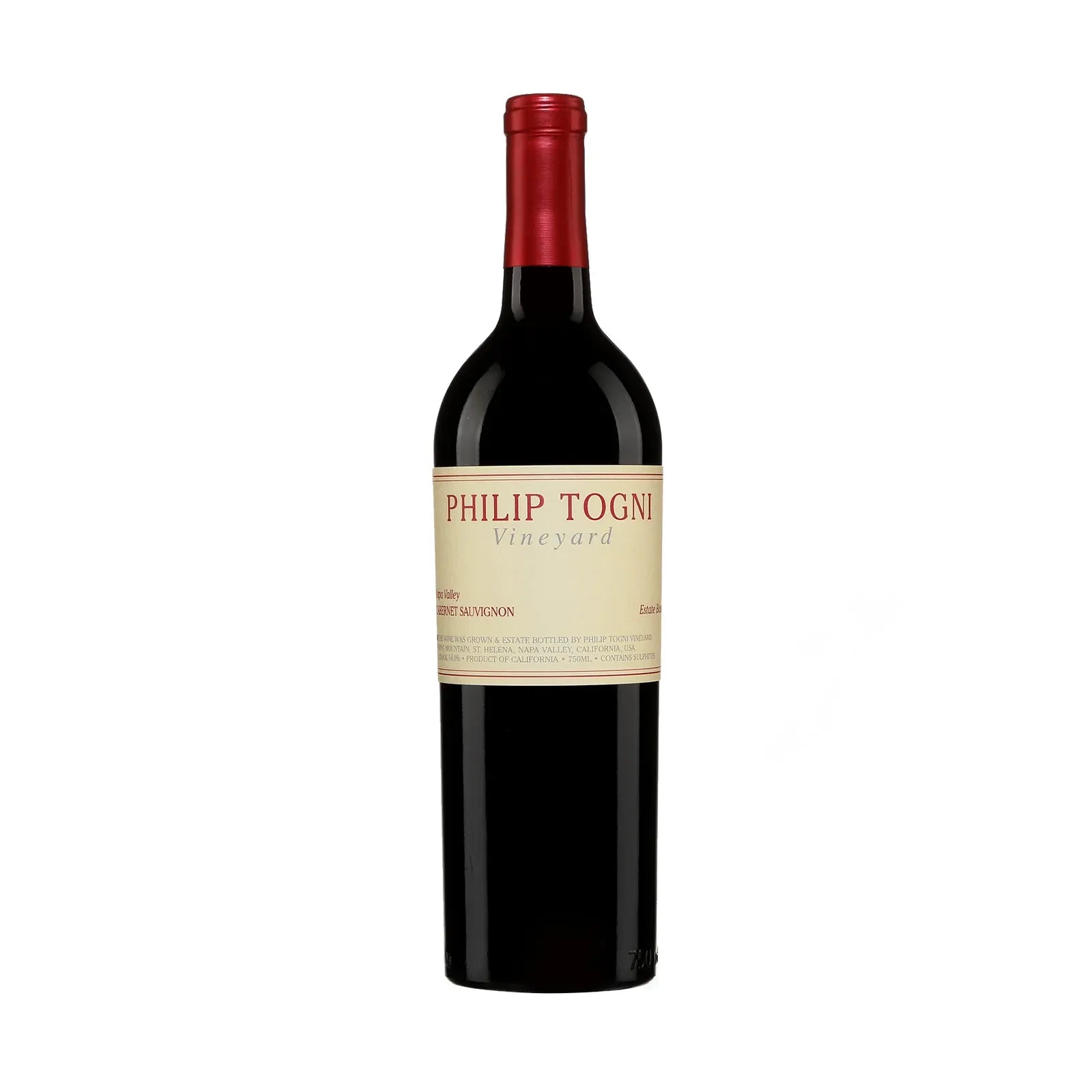 Philip Togni Cabernet Sauvignon Spring Mountain Napa Valley 2019