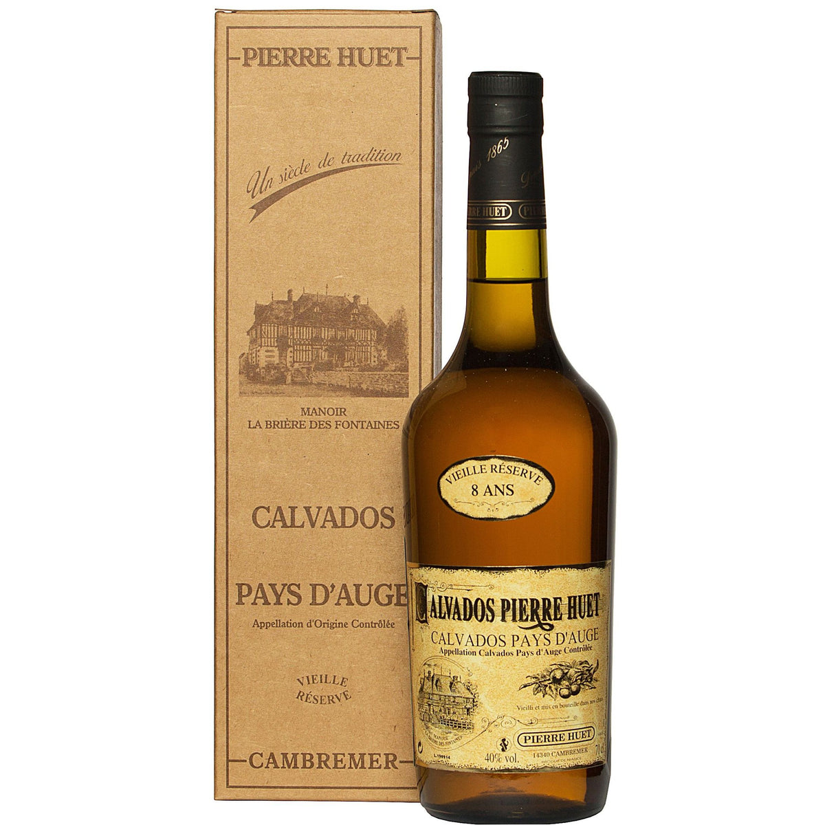 Pierre Huet Vieille Reserve 8 Year Old Calvados Pays d'Auge
