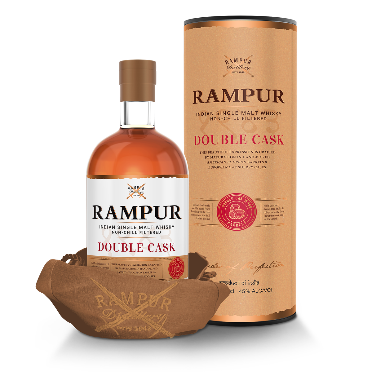 Rampur Double Cask Indian Single Malt Whisky