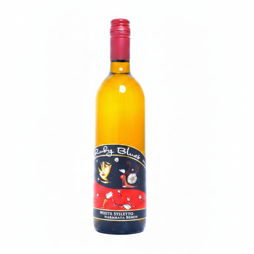 Ruby Blues White Stiletto