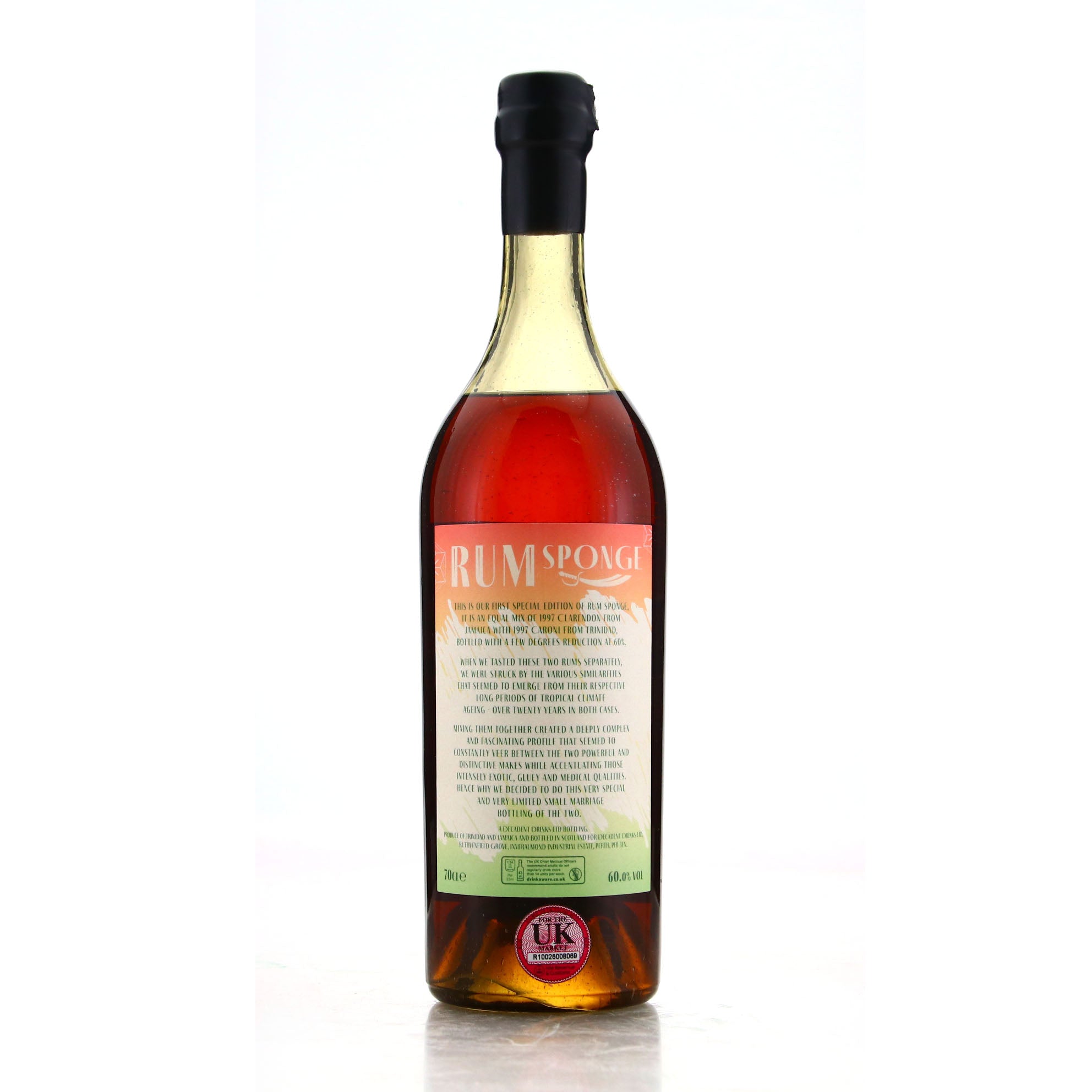 Rum Sponge Special Edition 'Clarendoni' 1997 25 Year Old 700ml