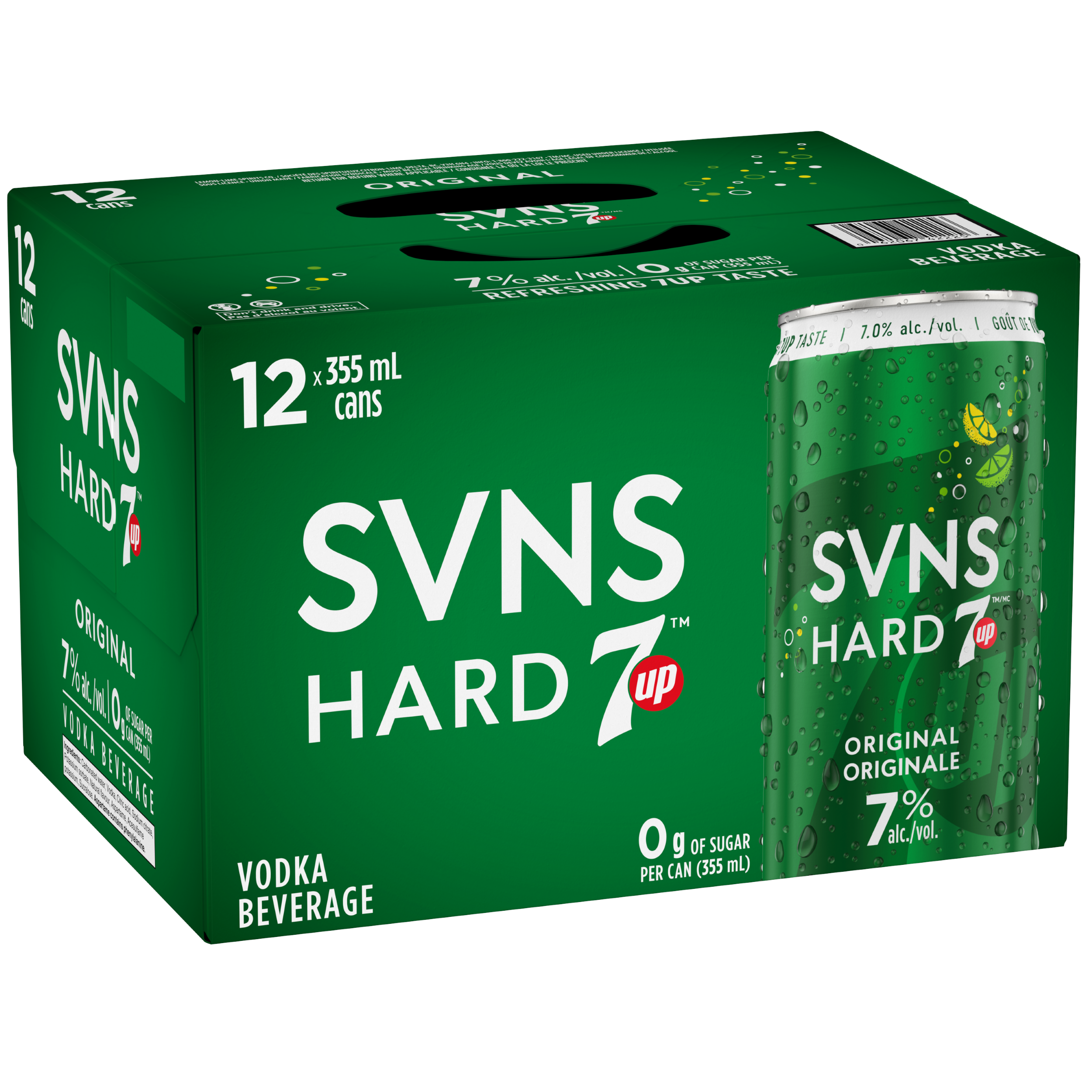 SVNS Vodka Original Lime Seltzer 12pk cans