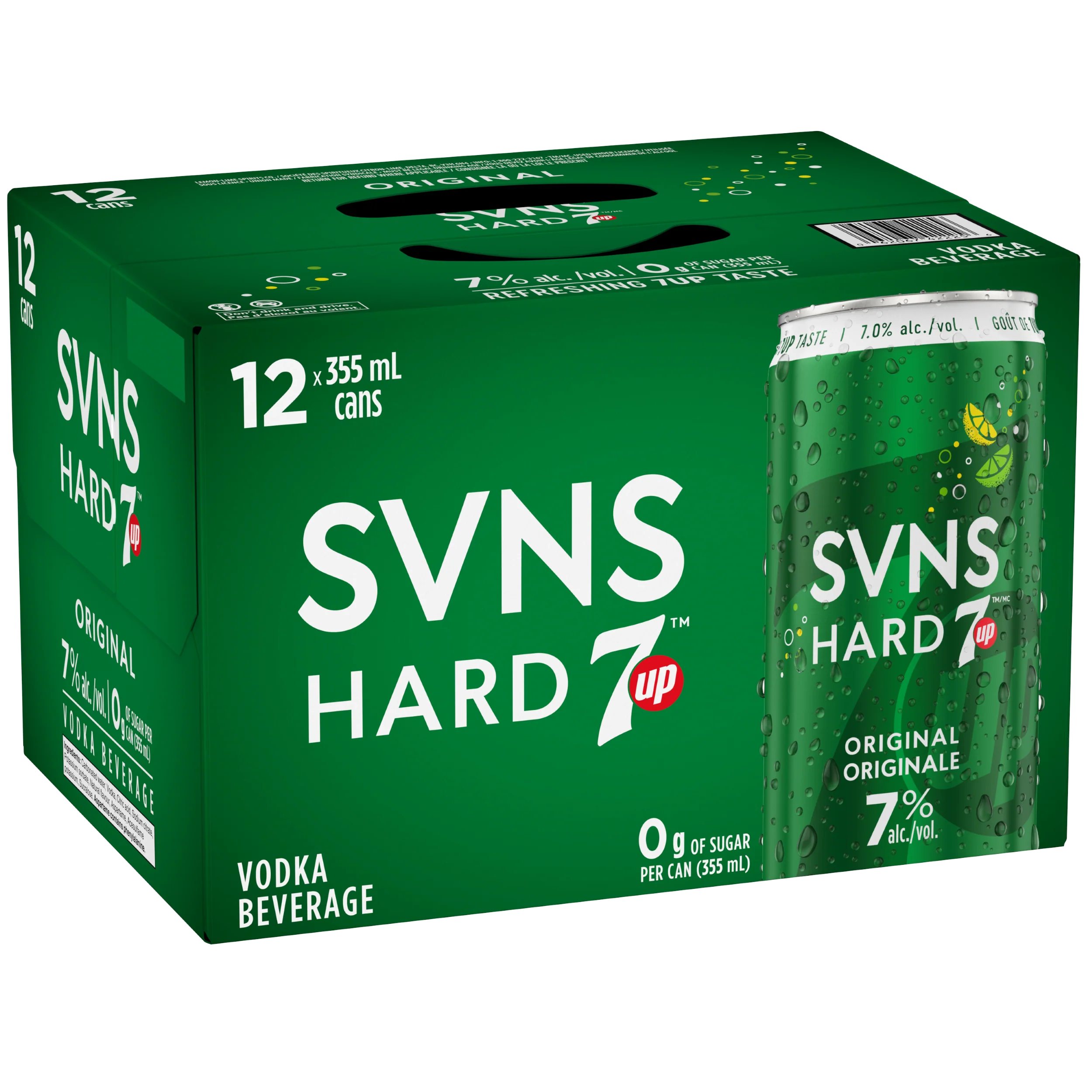 Svns Vodka Original Lime Seltzer 12 Cans