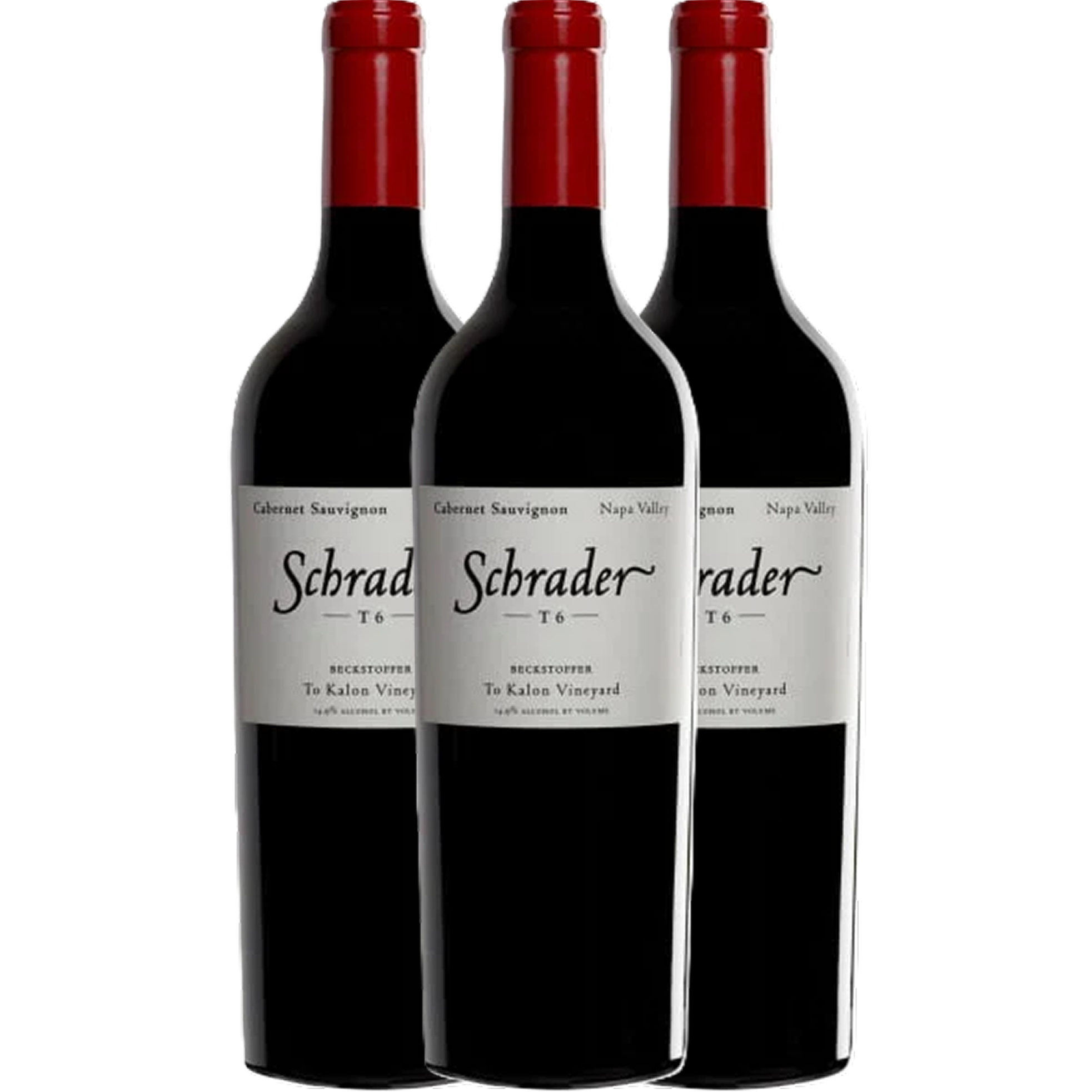 Schrader T6 Beckstoffer To Kalon Vineyard Cabernet Sauvignon 2019 3x750ml Bundle
