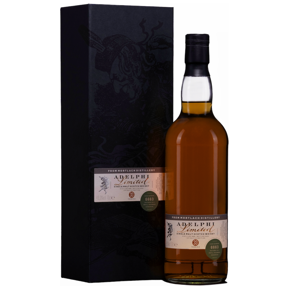 Adelphi Mortlach 1989 33 Year Old Cask 6663 48% ABV