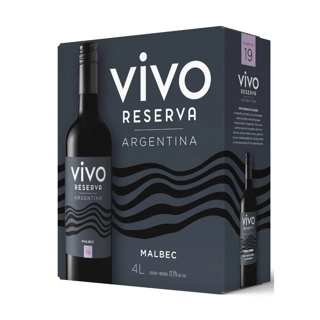 Vivo Reserva Malbec 4L Bag in Box