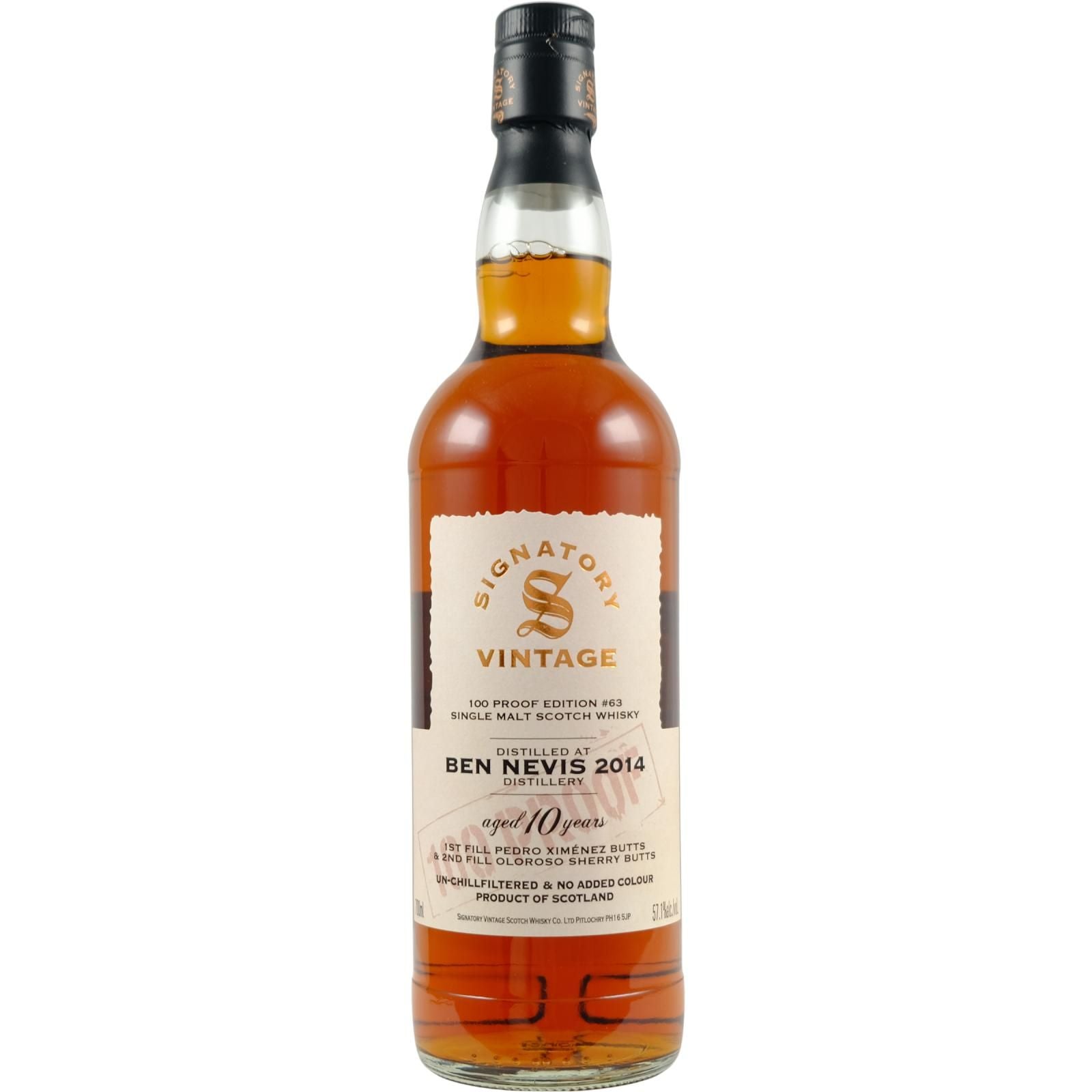 Signatory Vintage Ben Nevis 2014 10 Year Old