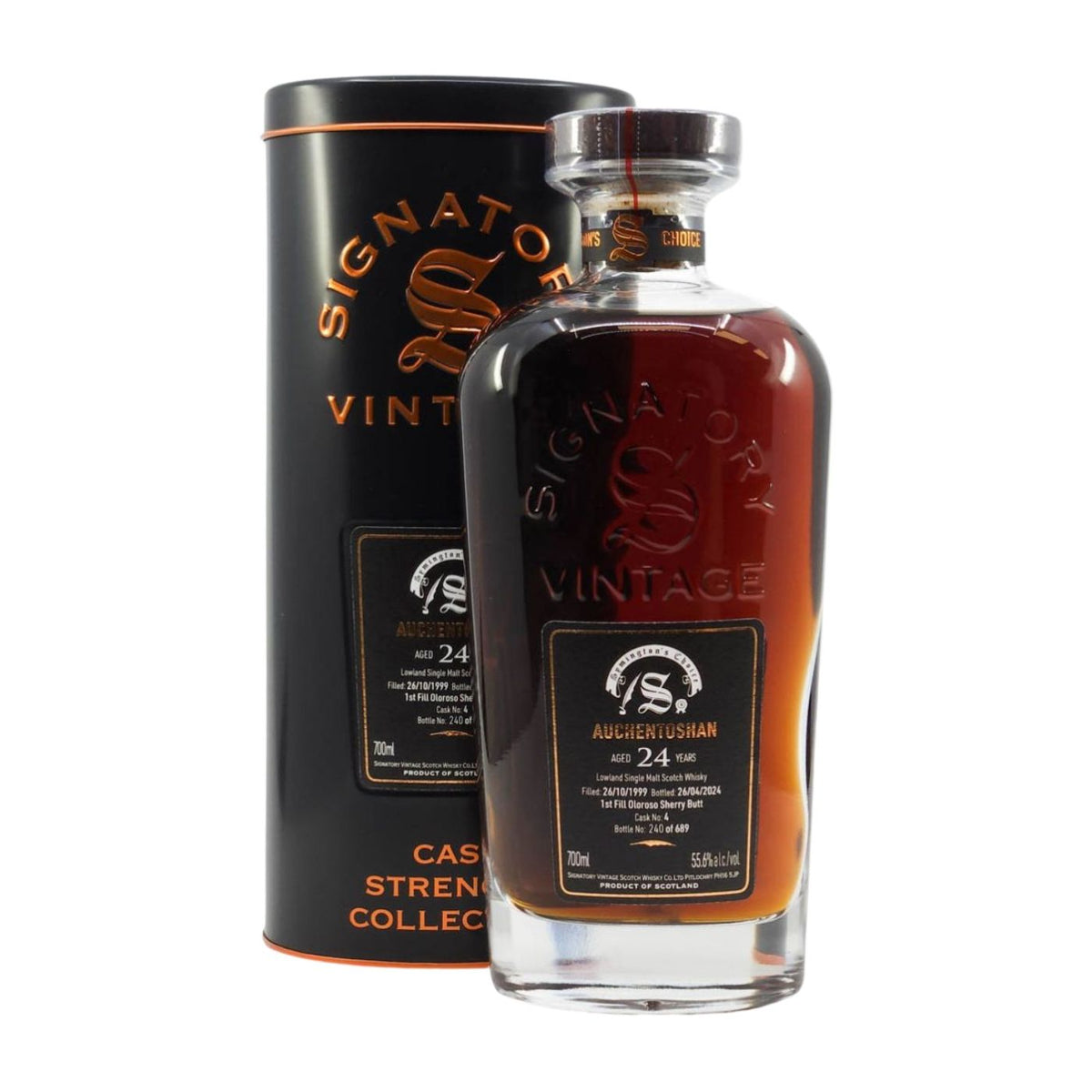 Signatory Vintage Symington's Choice Auchentoshan 24 Year Old 1999 Cask #4