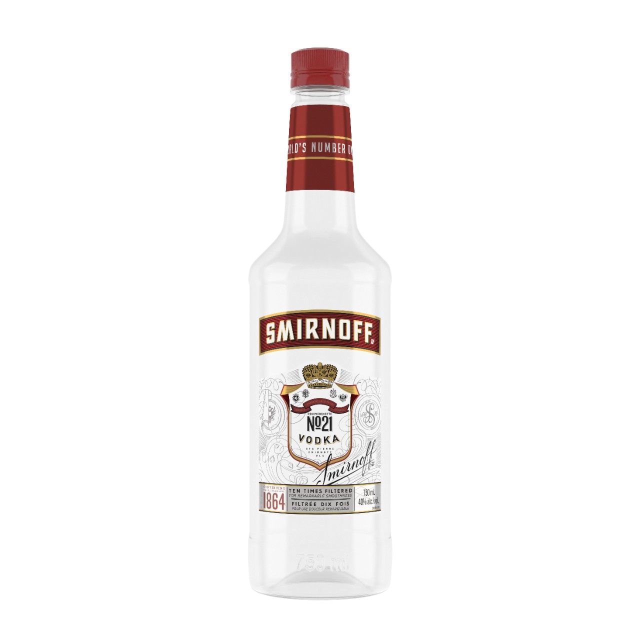 Smirnoff Vodka (Plastic Bottle)