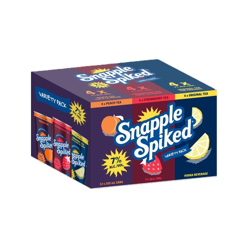 Snapple Spiked 7% Variety 12 Cans