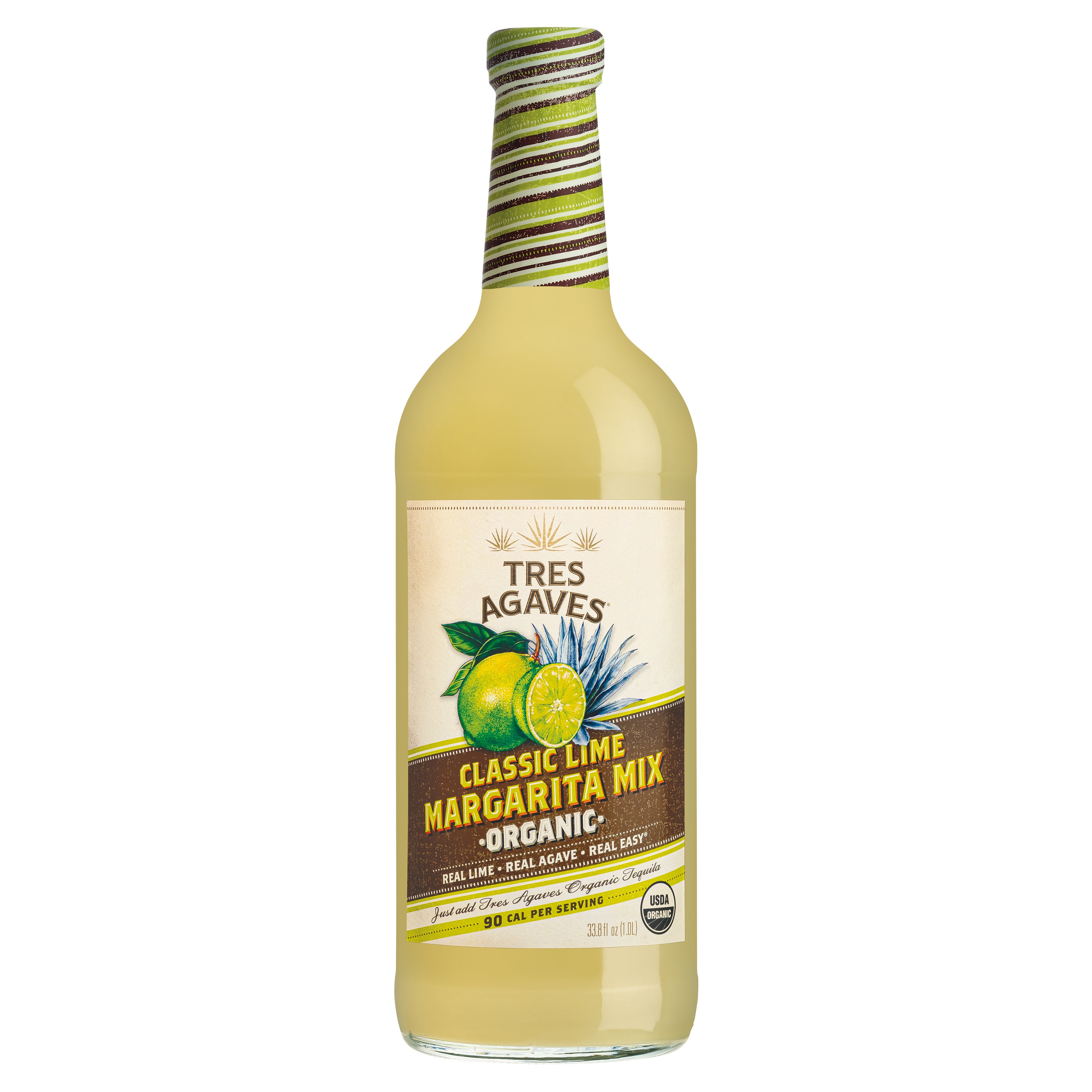 Tres Agaves Organic Lime Margarita Mix 1L