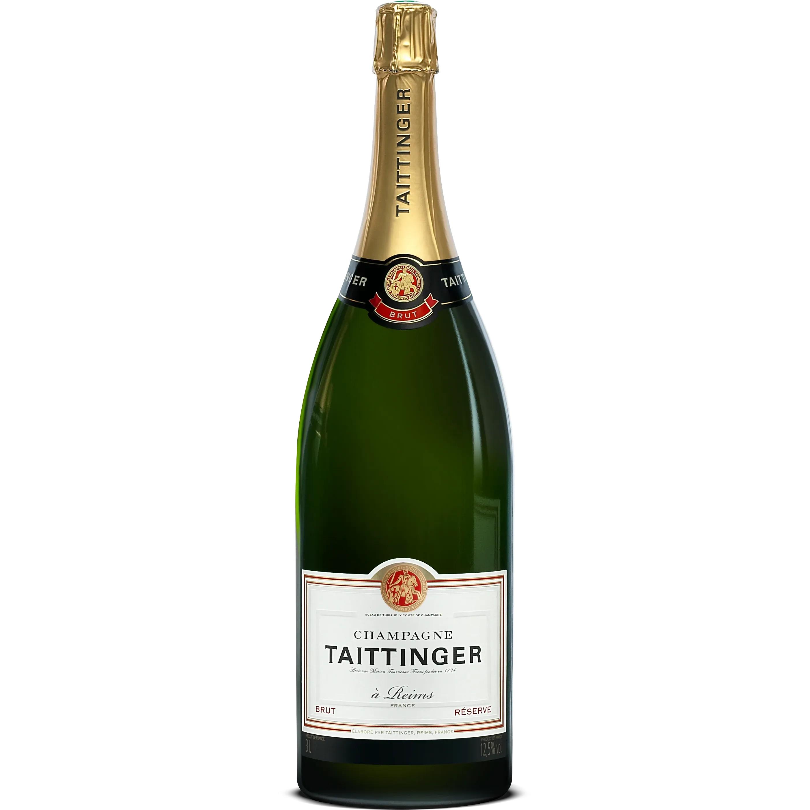 Taittinger Brut Reserve 3L Double Magnum – BSW Liquor Taittinger Brut Reserve 3L Double Magnum – BSW Liquor