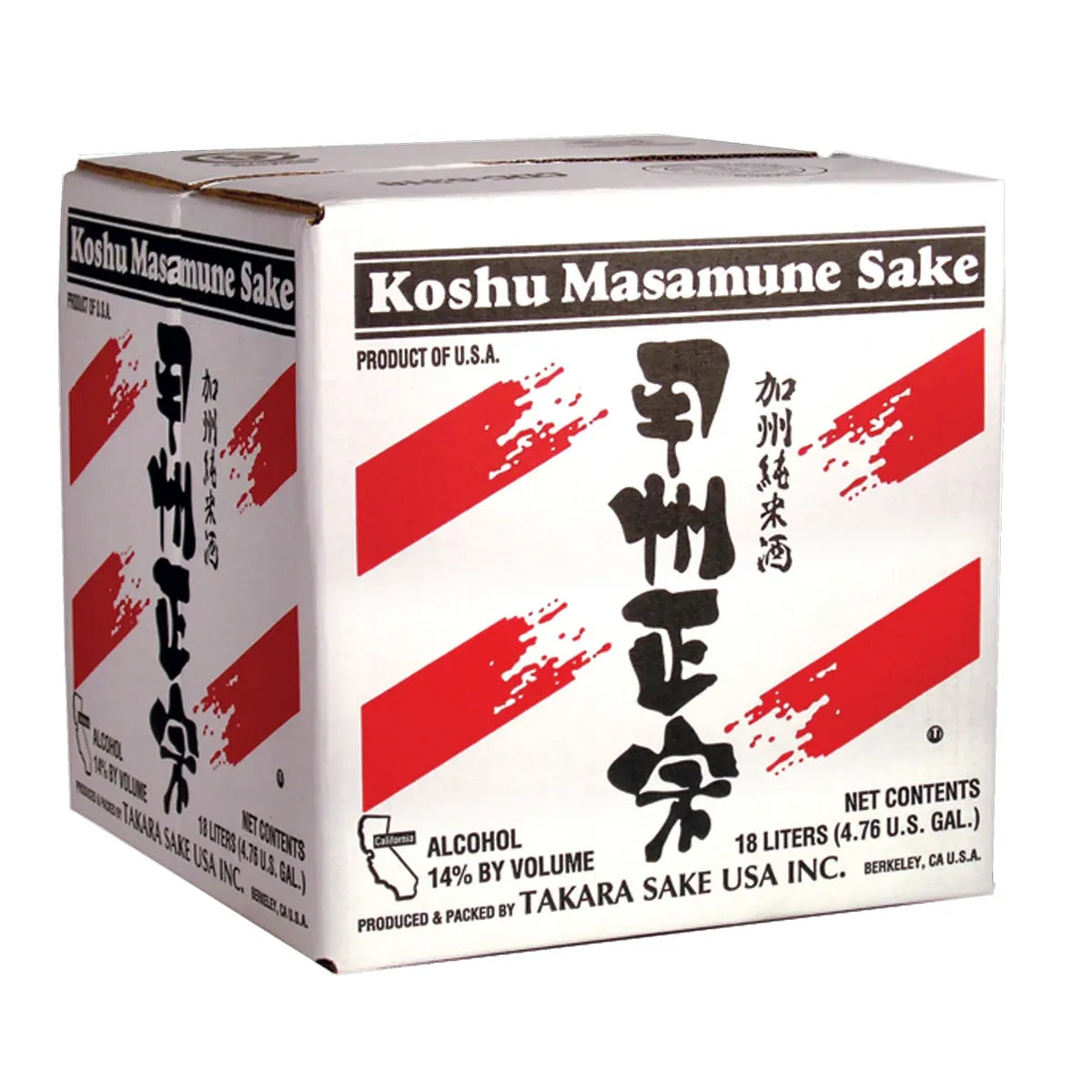 Takara Koshu Masamune 18L Bag-in-Box
