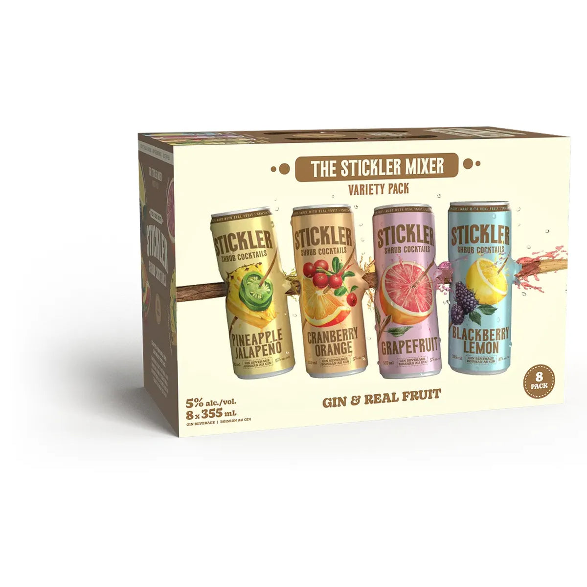 The Stickler Mixer Variety Pack 8 Cans