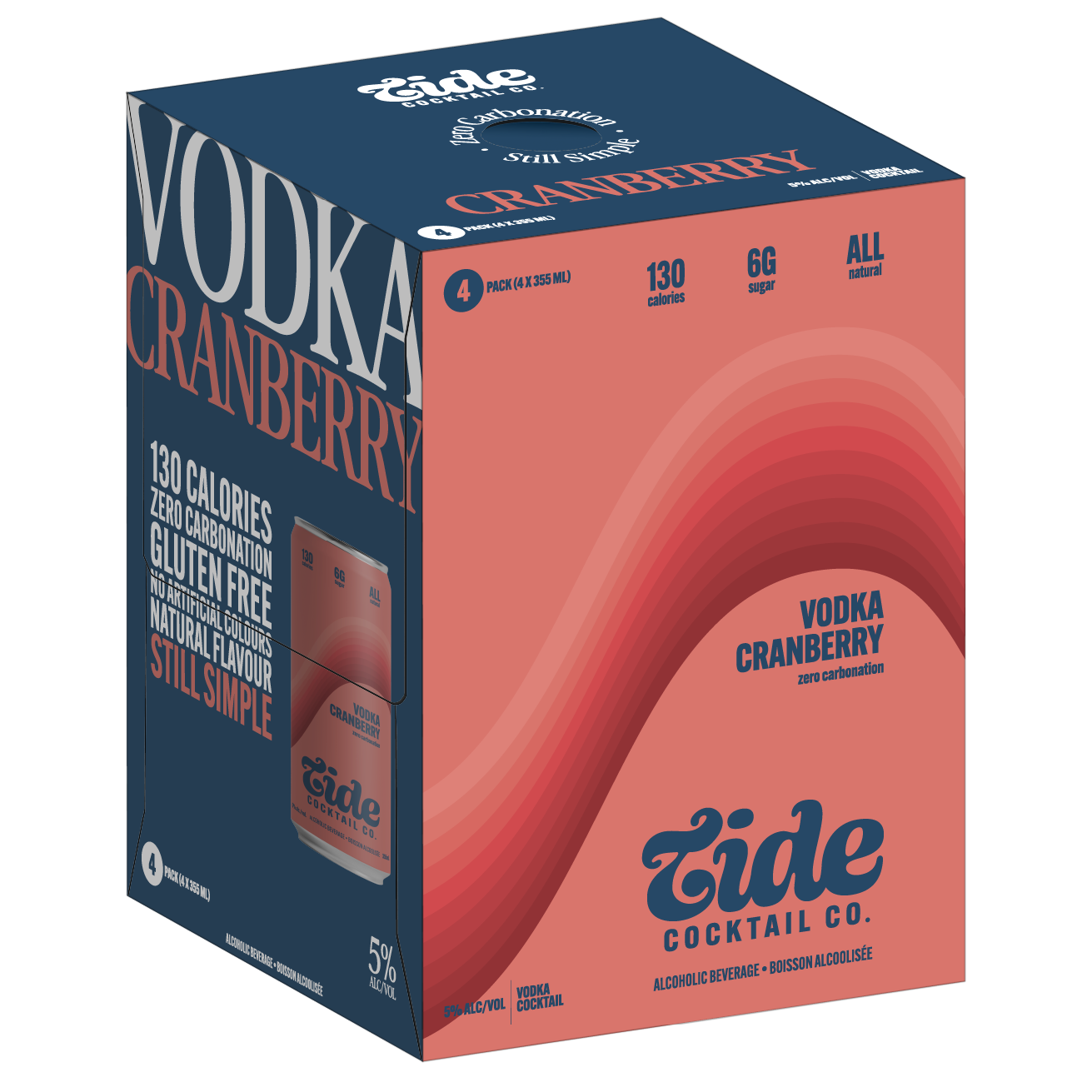 Tide Vodka Cranberry 4 Pack