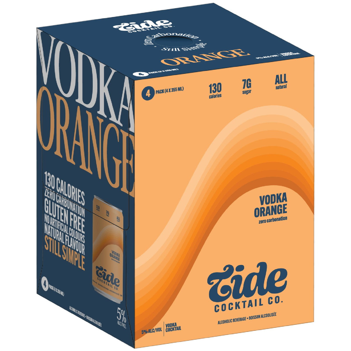 Tide Vodka Orange 4 Pack