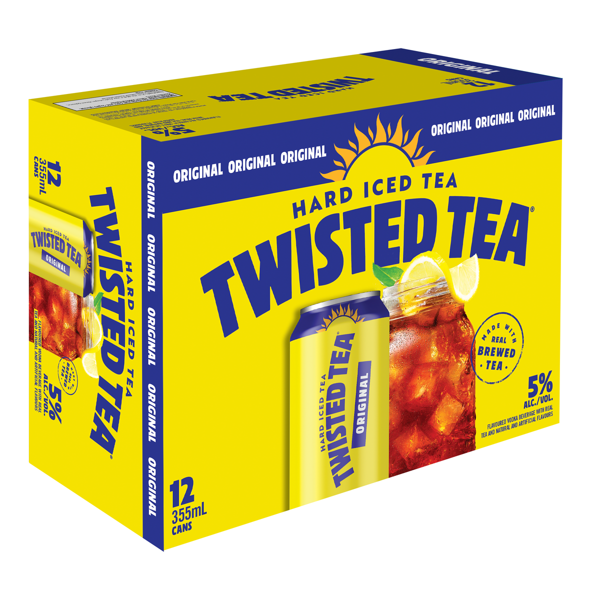 Twisted Tea Original Hard Iced Tea 12 x 355ml Cans