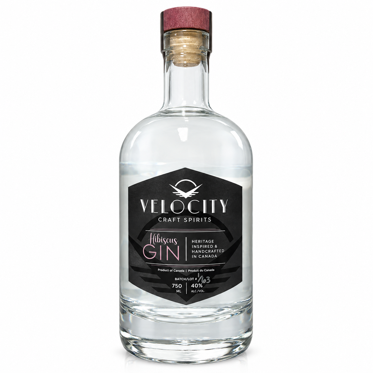 Velocity Craft Spirits Hibiscus Gin 750ml