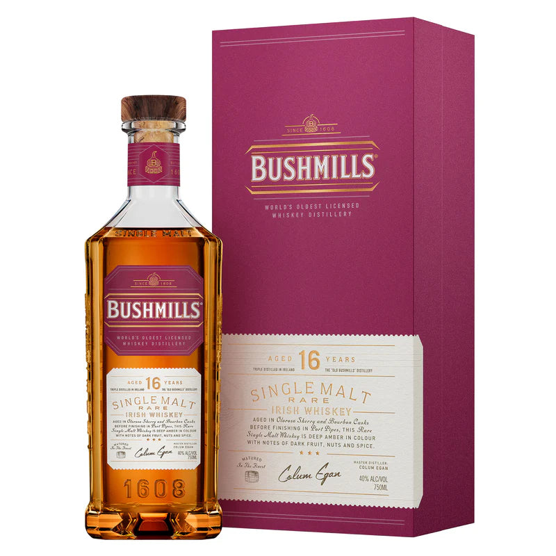 Bushmills 16 Year Old Irish Whiskey