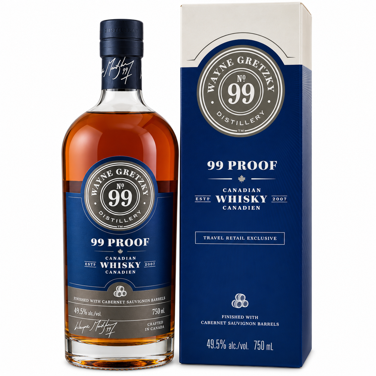 Wayne Gretzky 99 Proof Whisky Gift Box