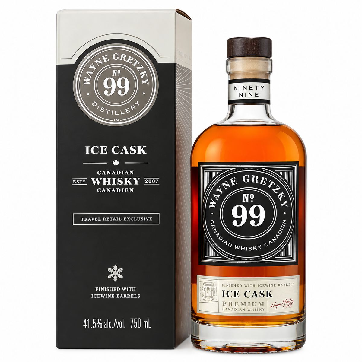Wayne Gretzky Ice Cask Canadian Whisky Gift Box