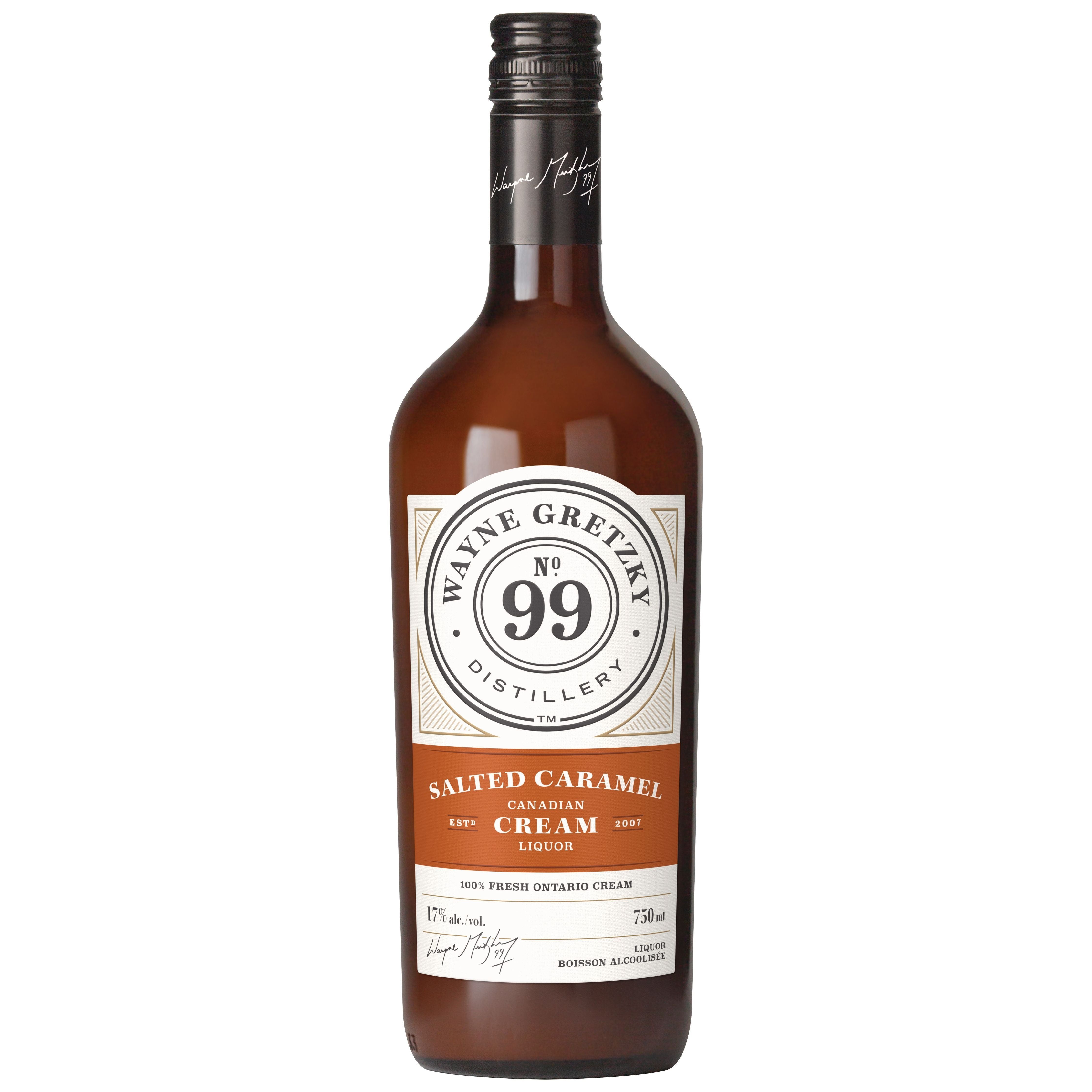 Wayne Gretzky Salted Caramel Cream Liquor