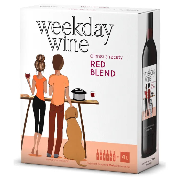 Weekday Wine Red Blend 4L