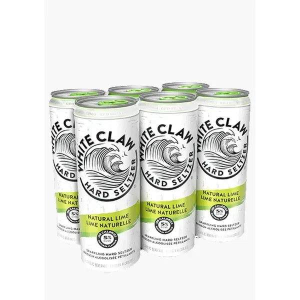 White Claw Natural Lime 6 Cans