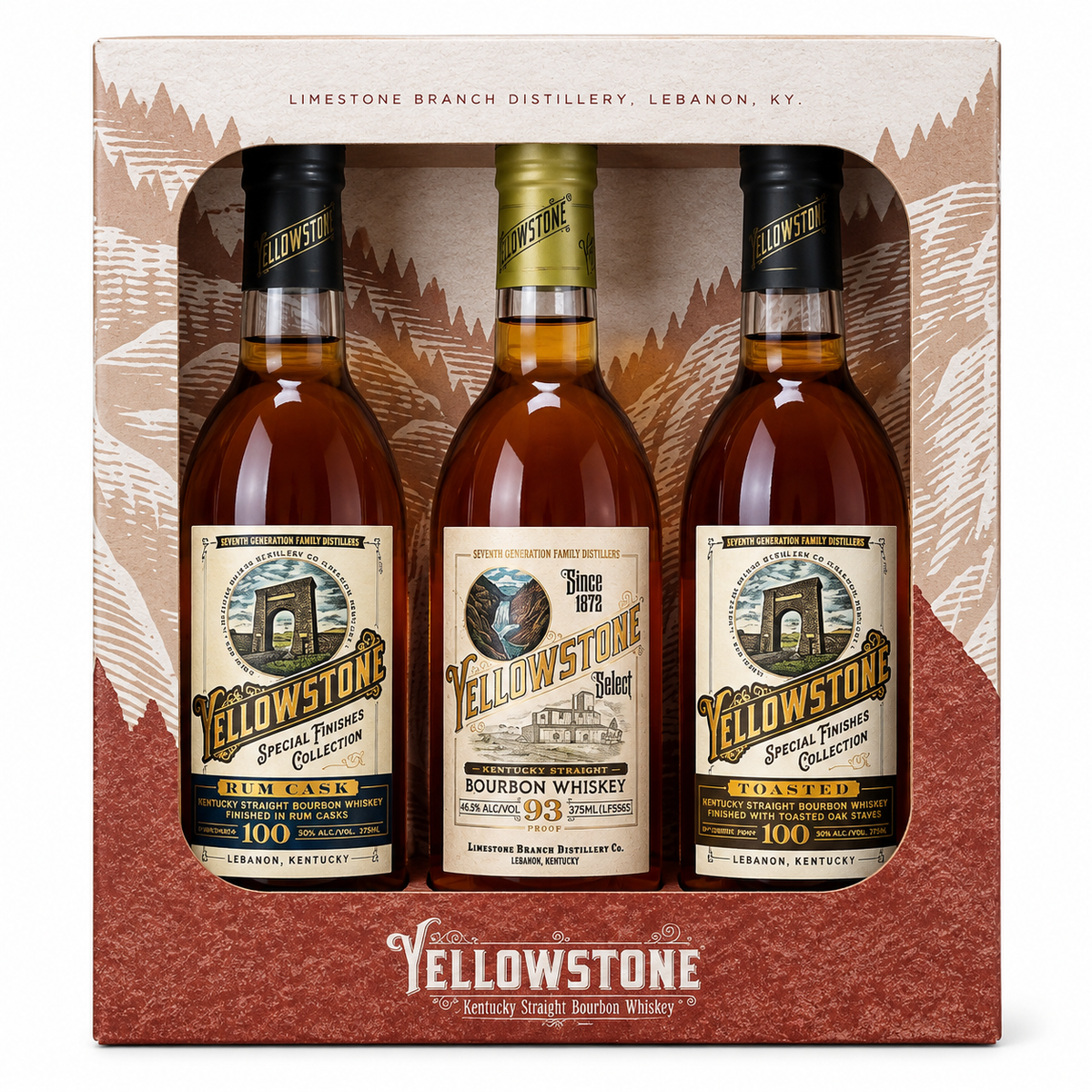 Yellowstone Gift Pack 3x375ml