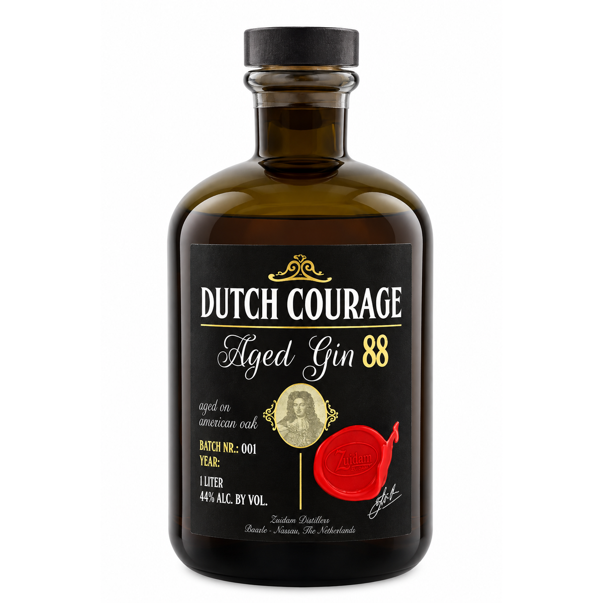 Zuidam Dutch Courage American Oak Aged Gin 1L