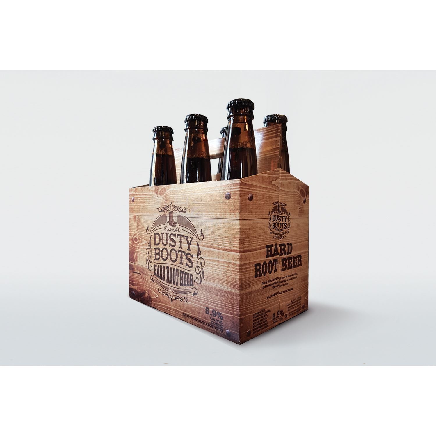 Dusty Boots Hard Root Beer 6 Bottles