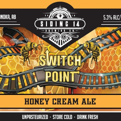 Switch Point Honey Cream Ale 6 Cans