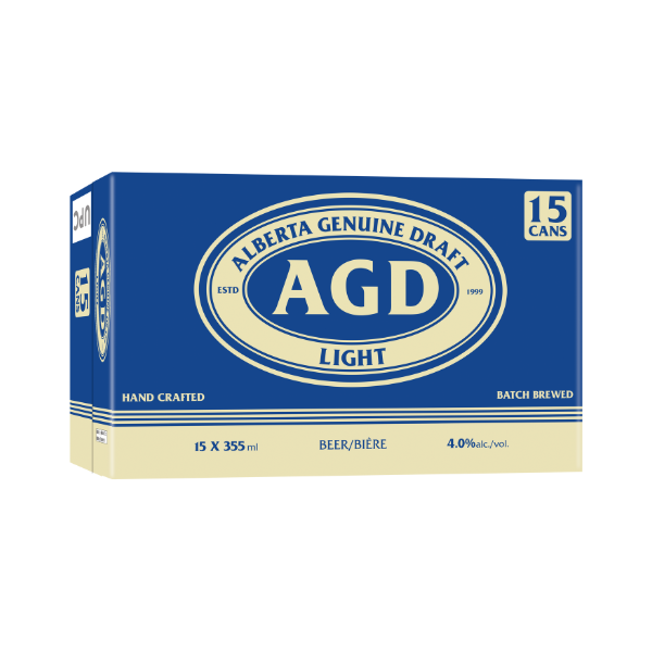 AGD Alberta Genuine Draft Light 15 Cans