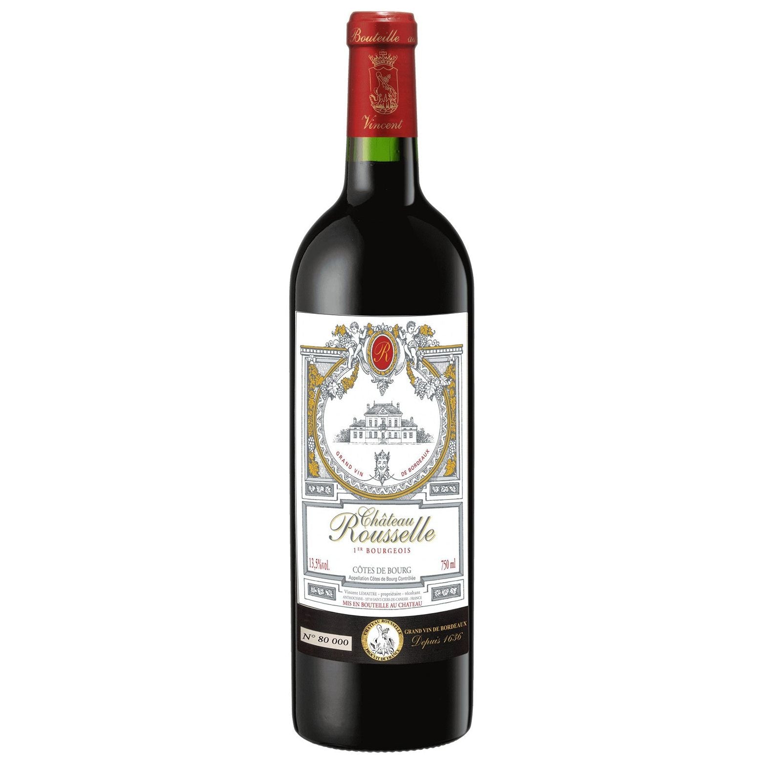 Chateau Rousselle Cotes De Bourg 2019 750ml