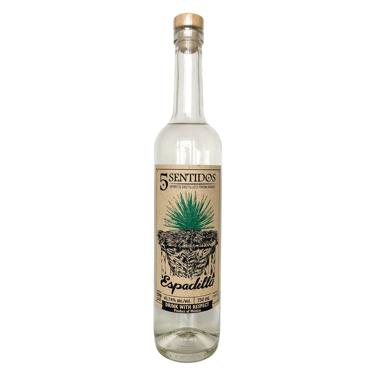 Cinco Sentidos Espadilla Mezcal 750ml