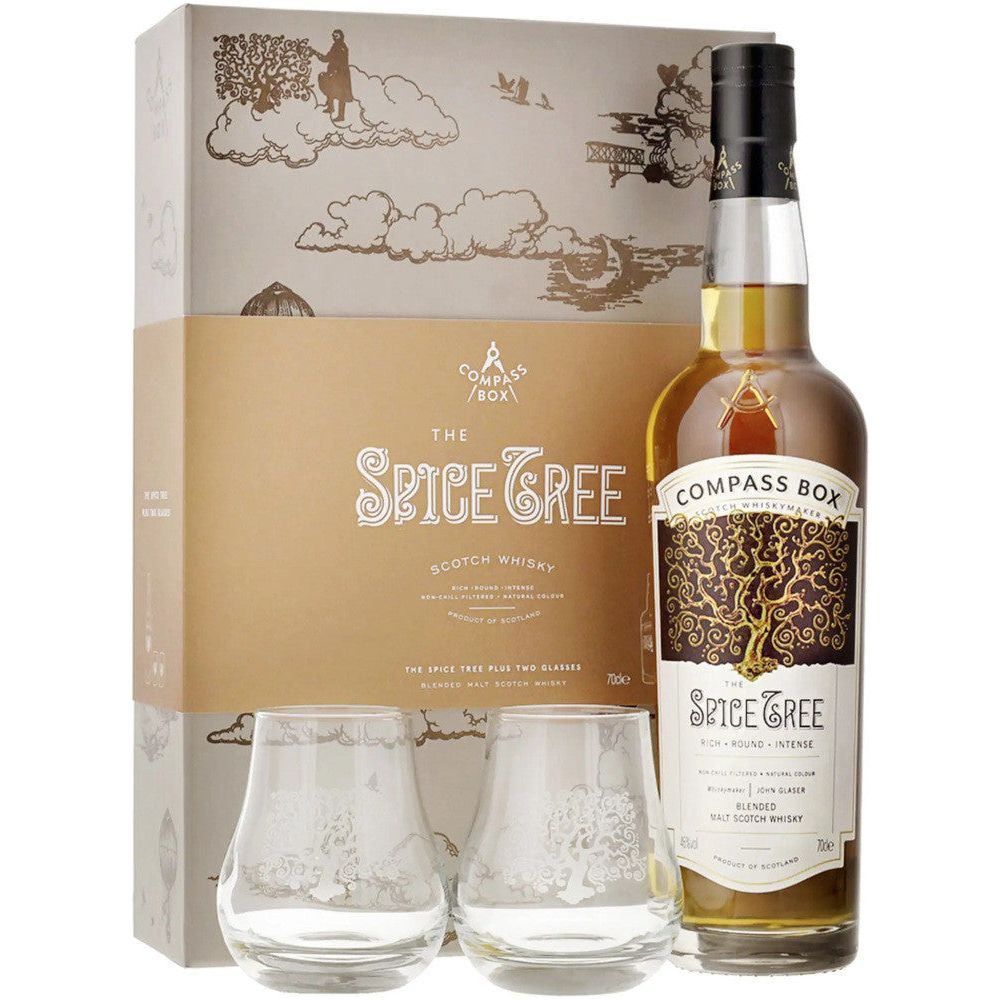 Compass Box The Spice Tree Glass Gift Pack
