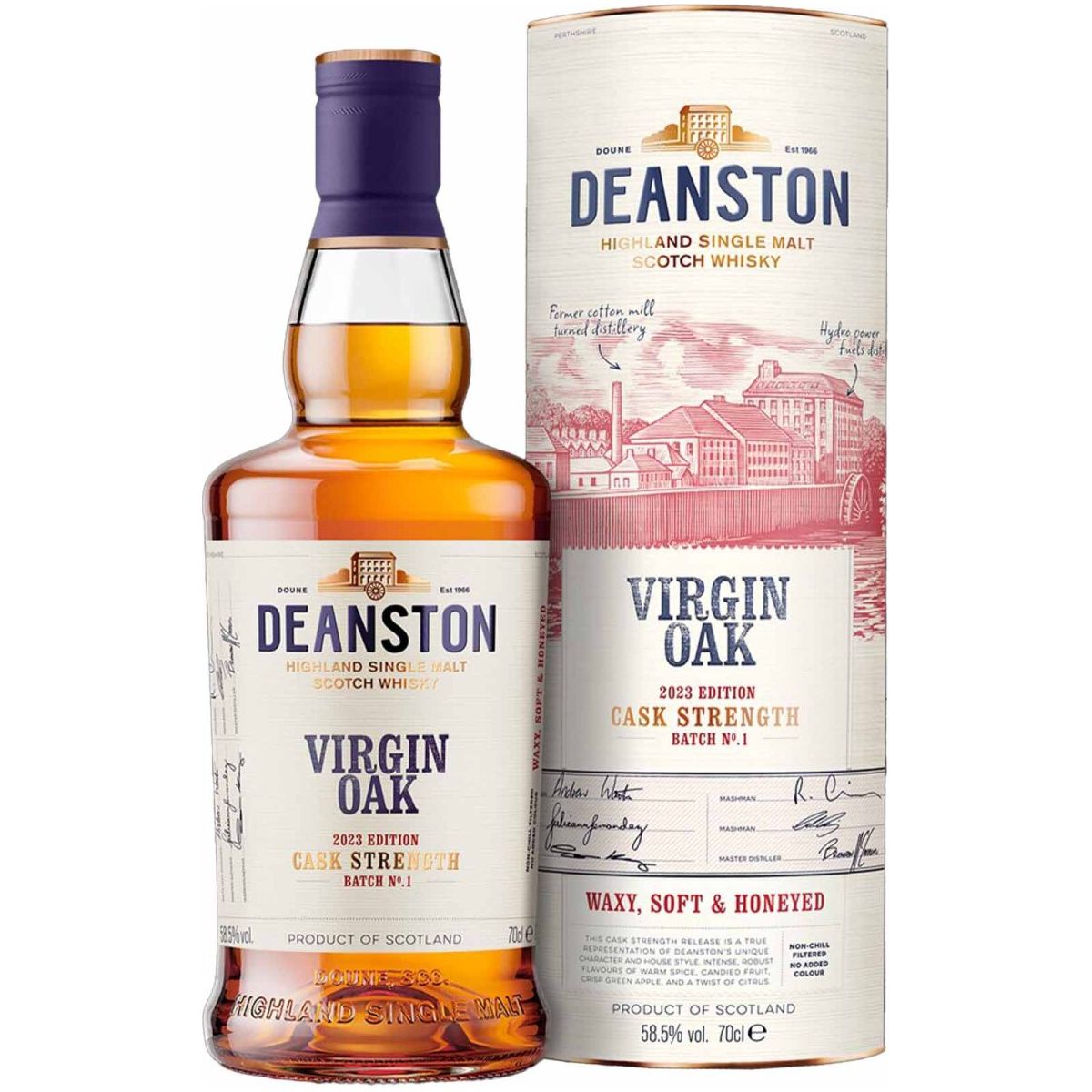 Deanston Virgin Oak Cask Strength 58.5% ABV