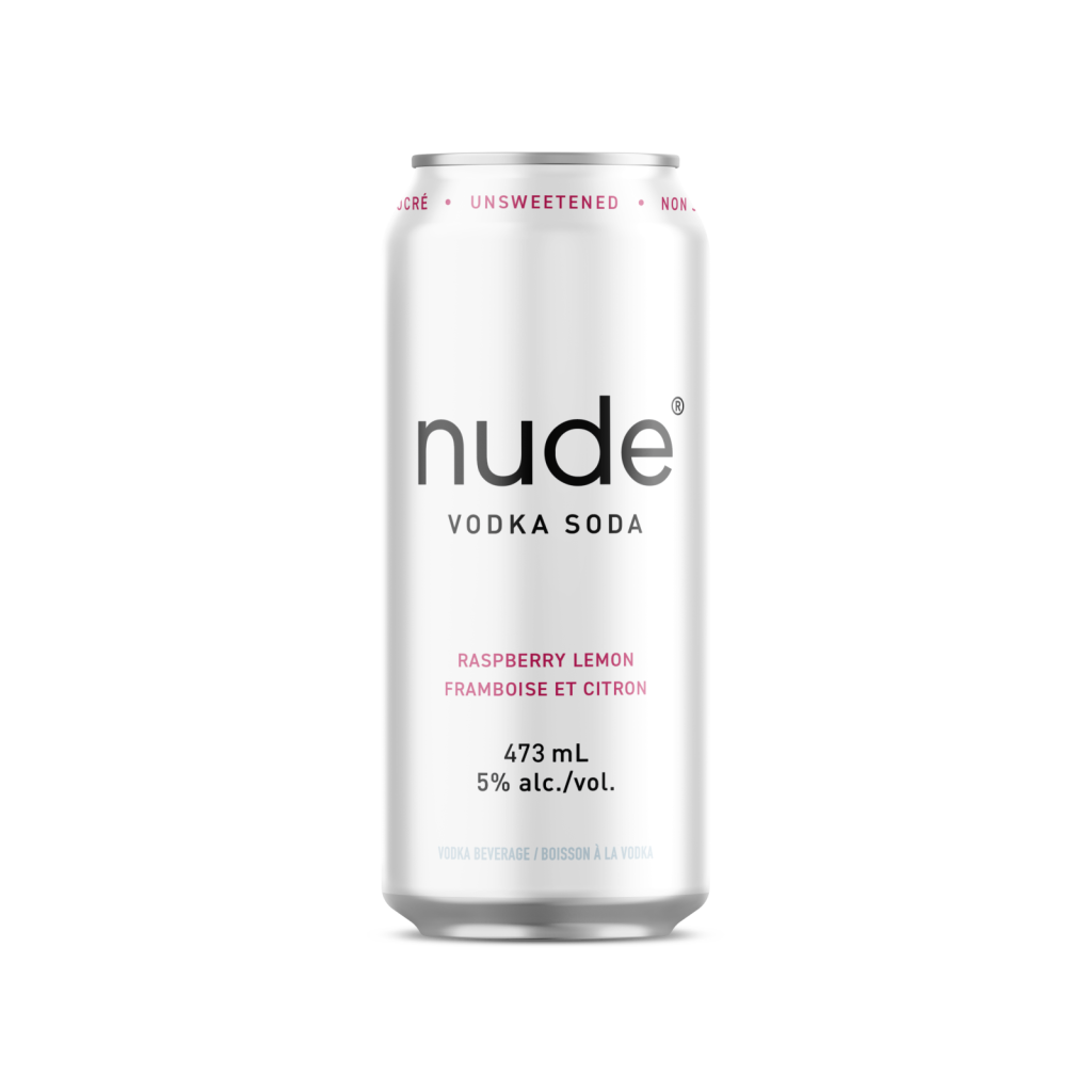 Nude Vodka Soda Raspberry Lemon