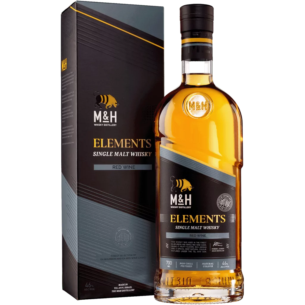 Milk & Honey Elements Red Wine Cask Israeli Whisky 50ml
