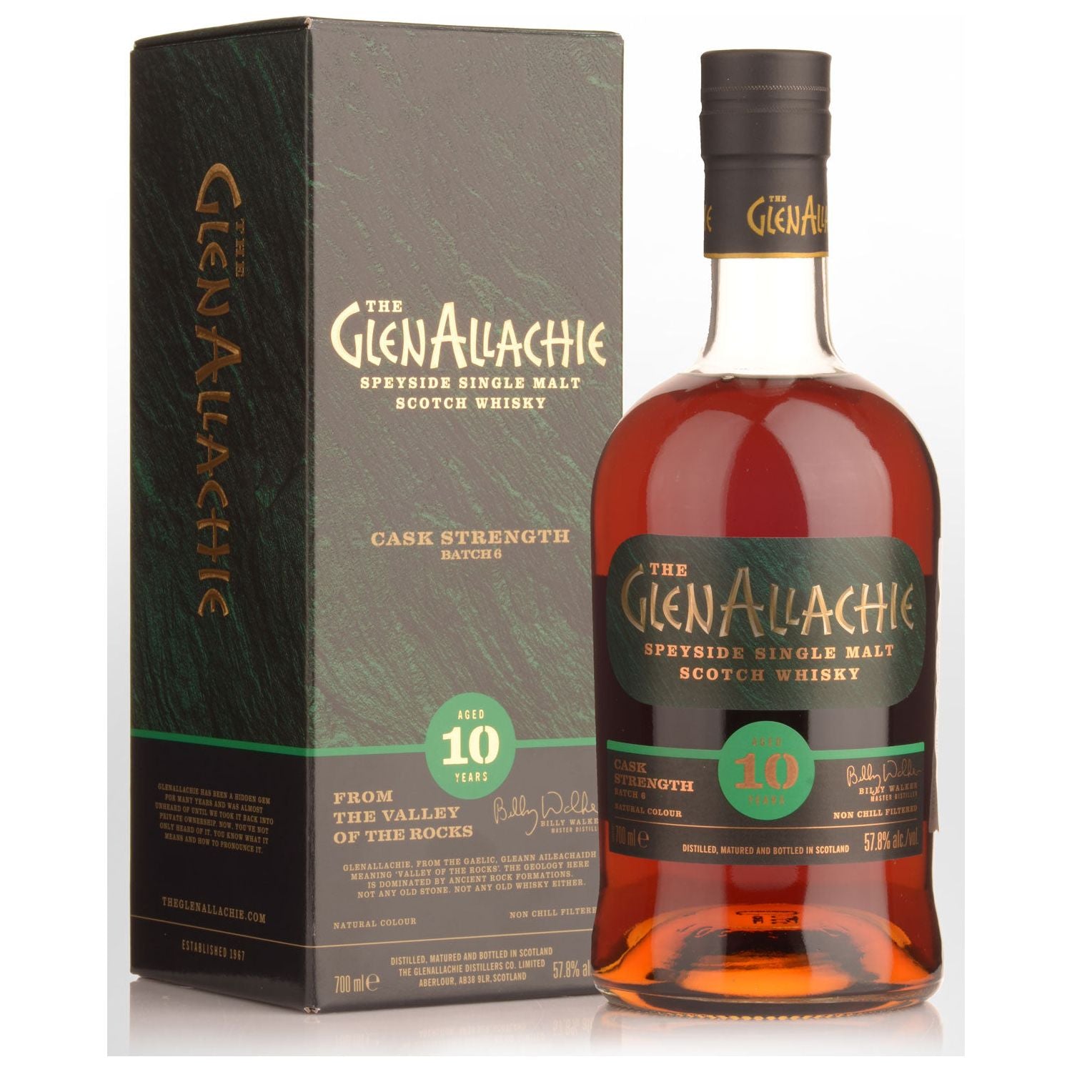 The GlenAllachie 10 Year Old Cask Strength Batch 6 57.8% ABV