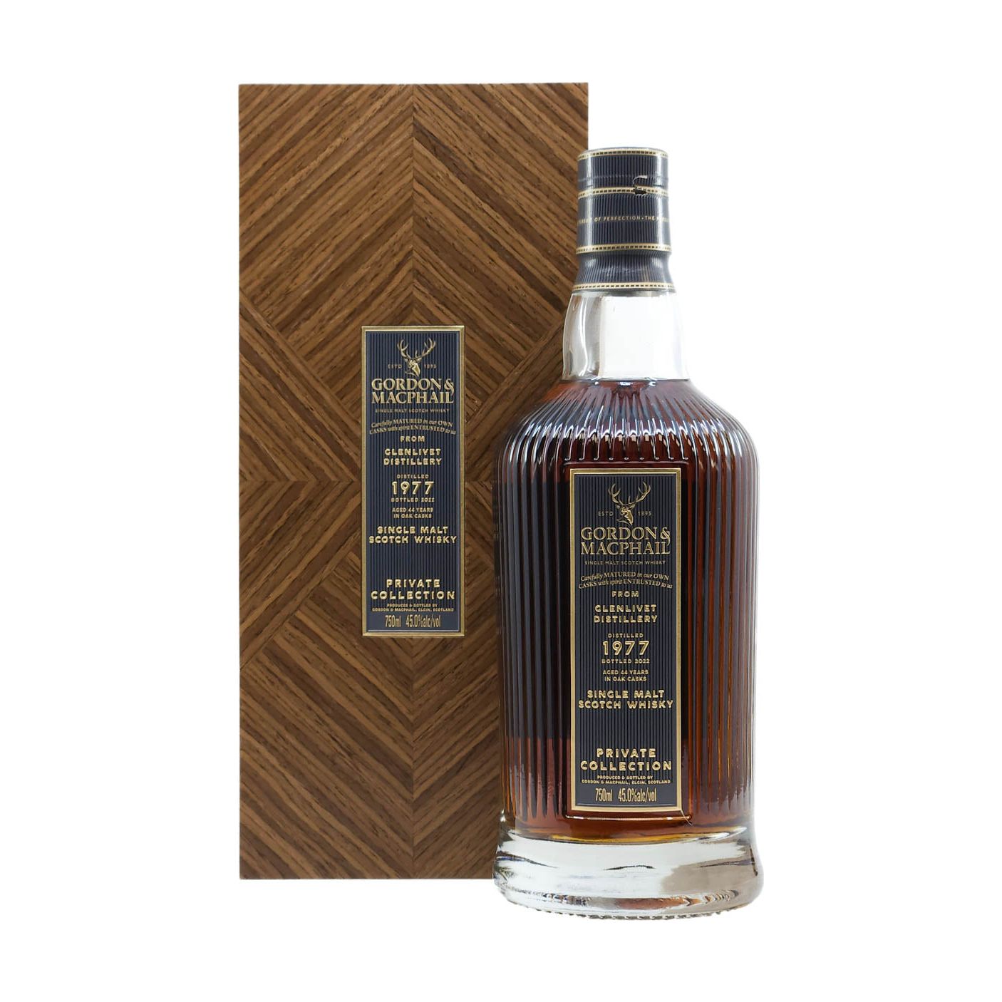 Gordon & MacPhail Private Collection Glenlivet 1977 44 Year Old 45% ABV