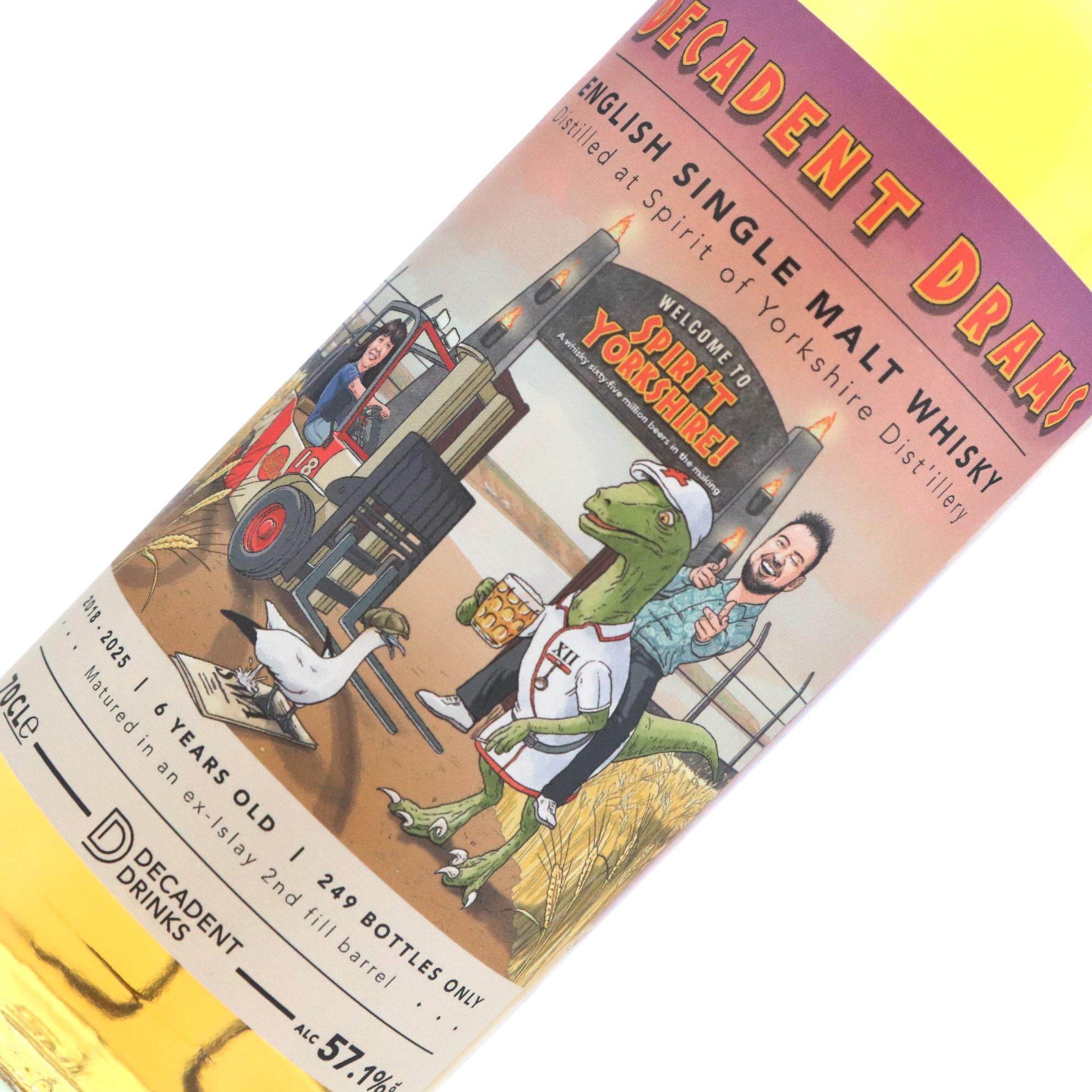 Decadent Drams Spirt of Yorkshire 2018 6 Year Old