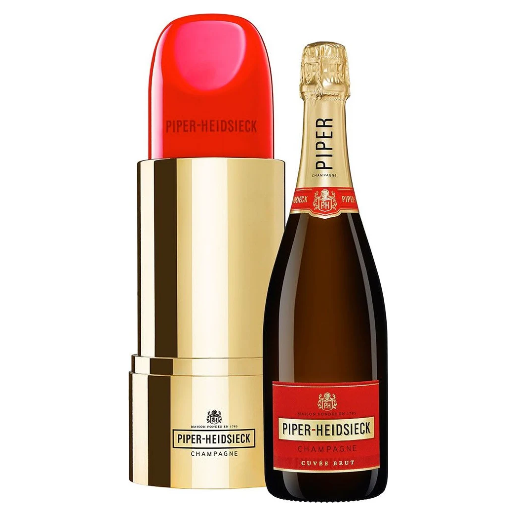 Piper Heidsieck Brut Lipstick Cooler Gift Pack 750ml