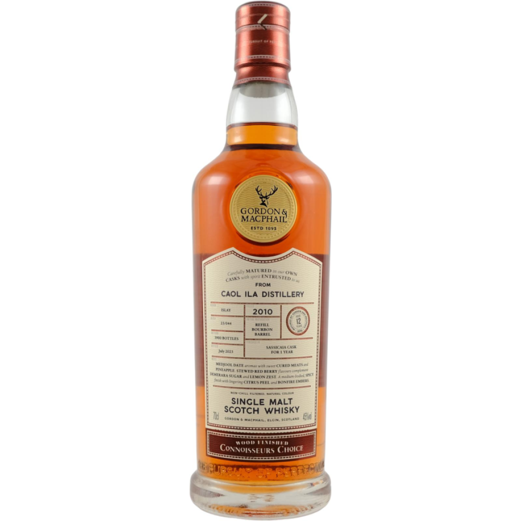 Gordon & MacPhail Connoisseur's Choice Caol Ila 2010 Sassicaia Finish 45% ABV