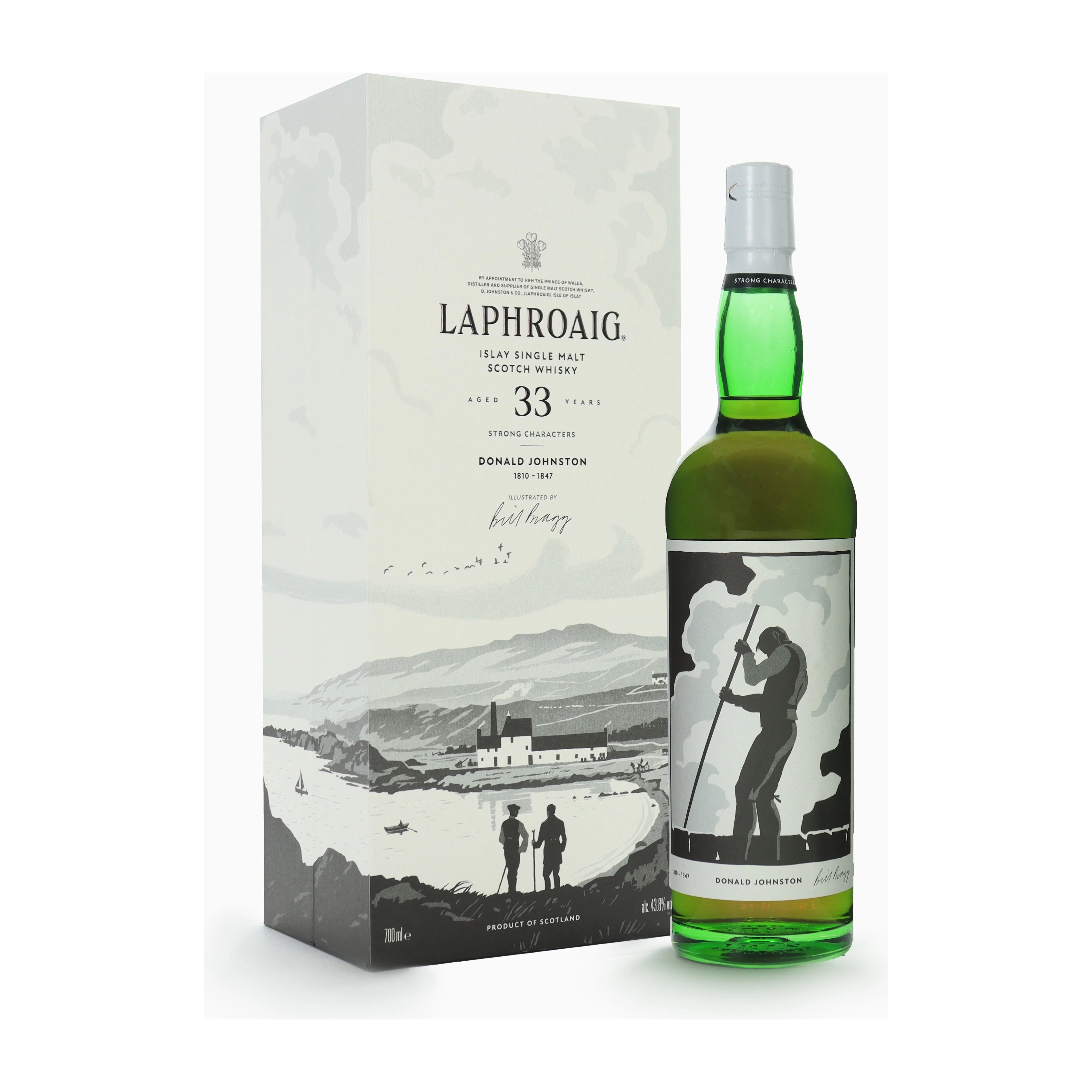 Laphroaig 33 Year Old Strong Characters Series Volume 1 43.8% ABV