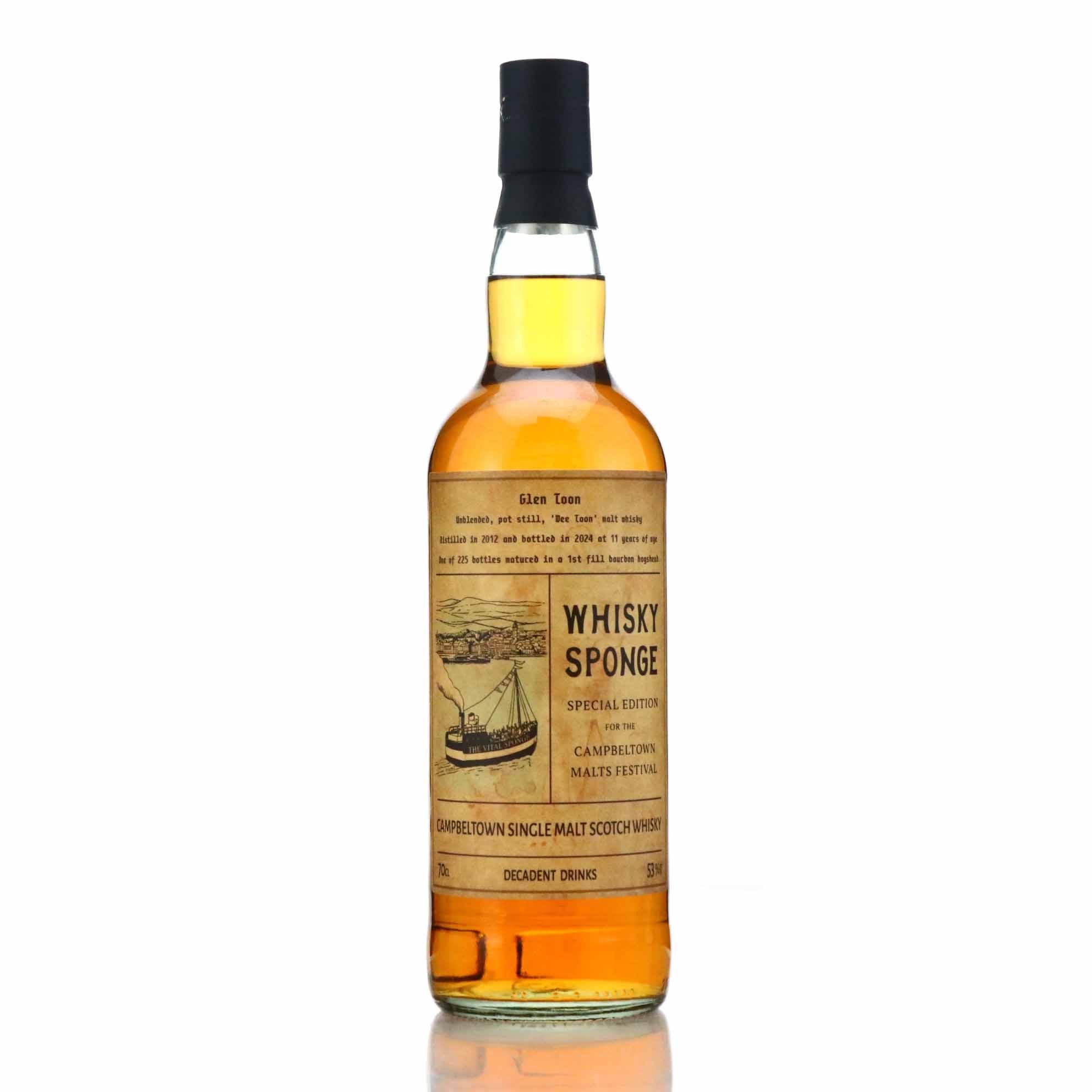 Whisky Sponge Glen Toon 2012 11 Year Old 53% ABV