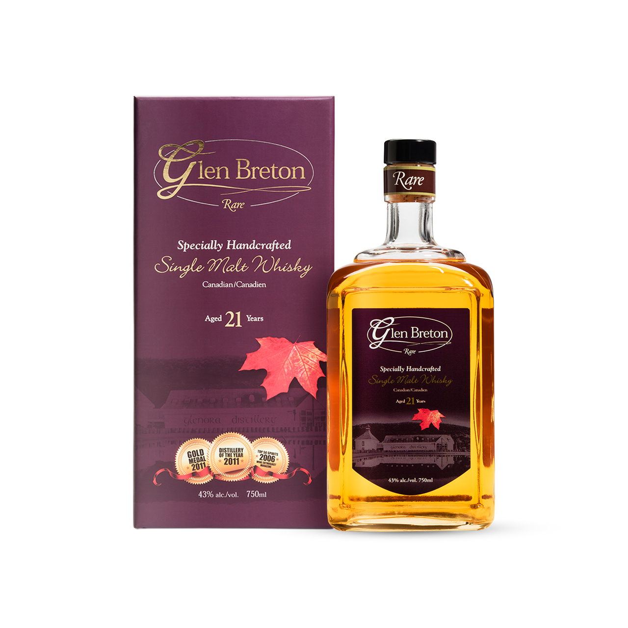 Glen Breton Rare 21 Year Old Single Malt Canadian Whisky