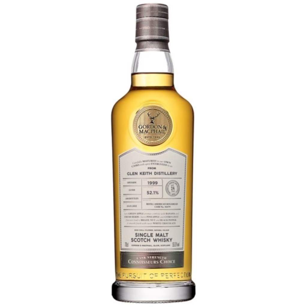 Gordon & MacPhail Connoisseur's Choice Glen Keith 1999 24 Year Old 52.1% ABV