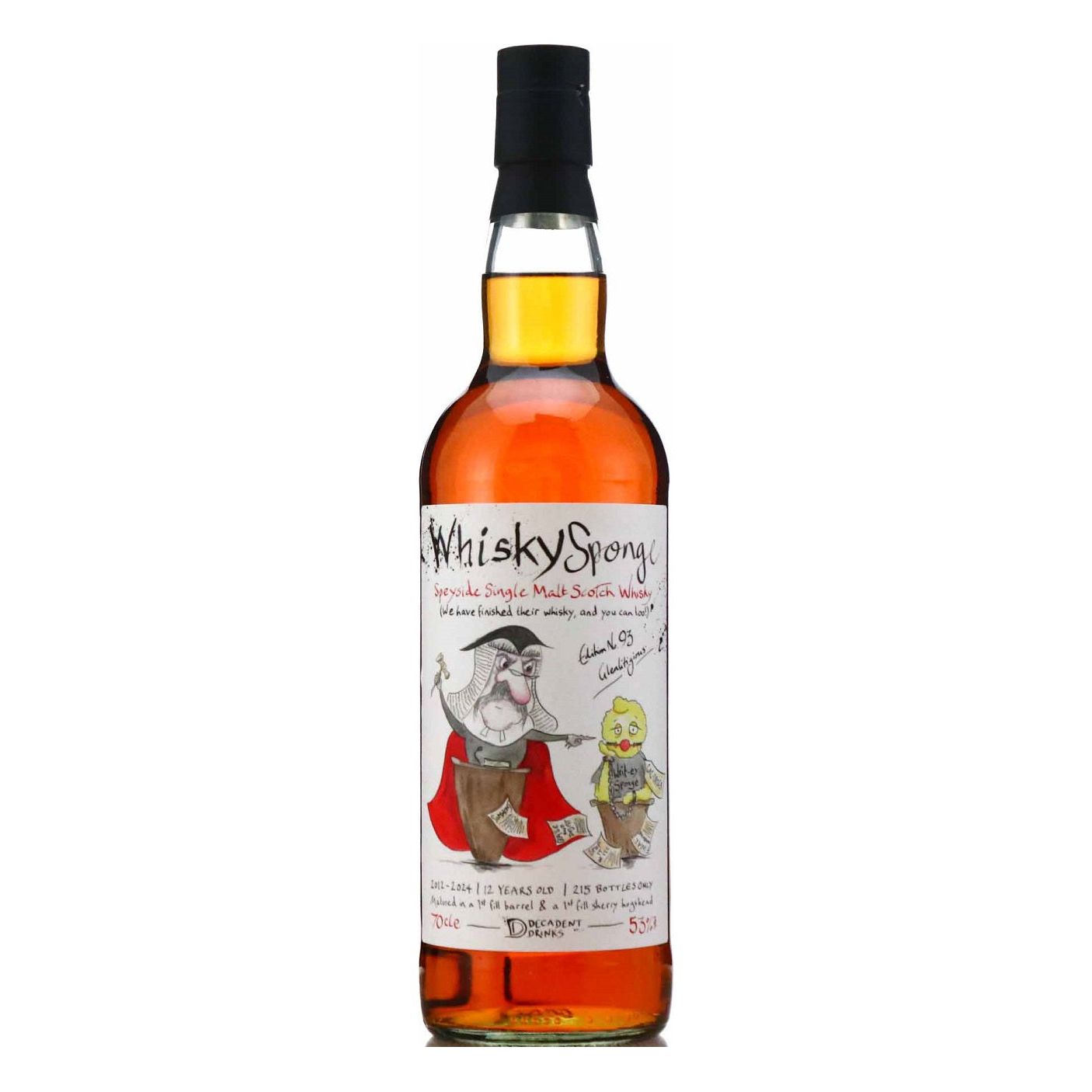 Whisky Sponge Edition No.93 Glenlitigious (Glenfarclas) 12 Year Old 53% ABV