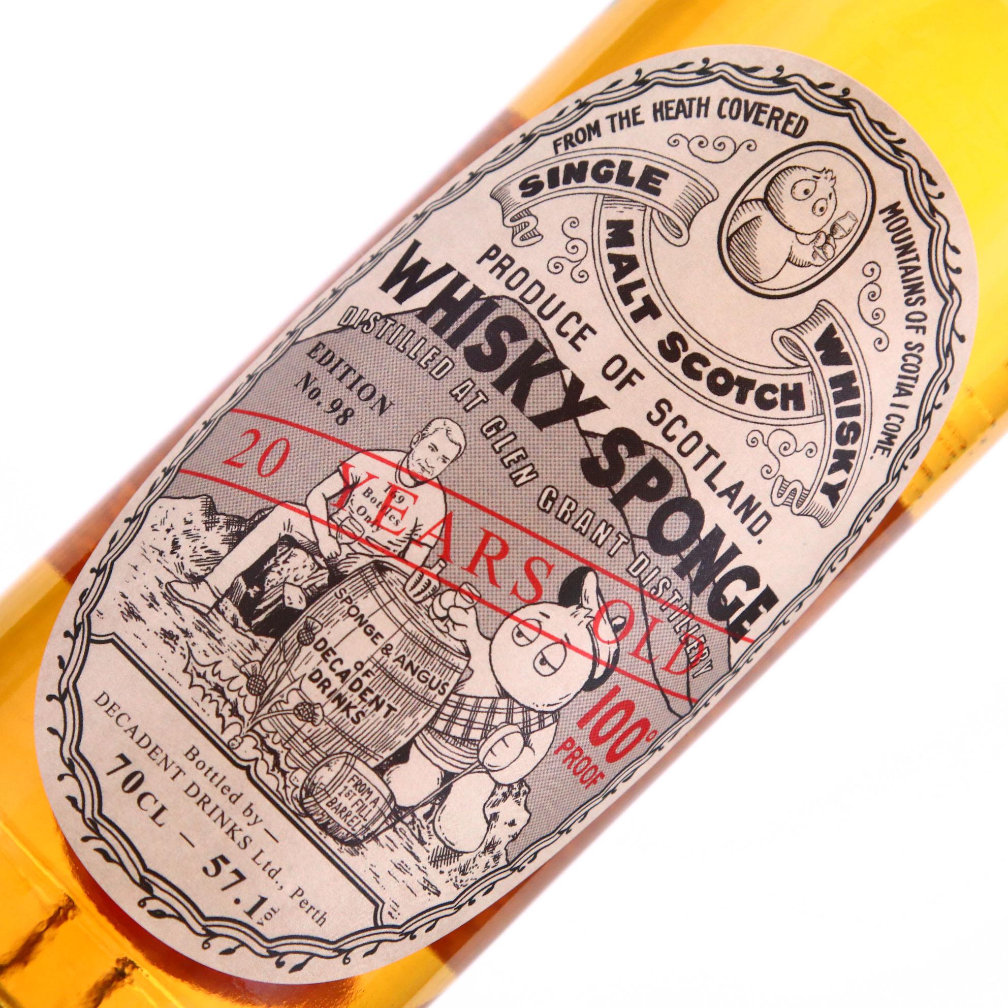 Whiskey Sponge Edition No.98 Glen Grant 2003 20 Year Old 57.1% ABV 700ml